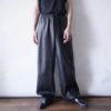 glossy fake leather easy wide pants