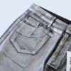 DEAD STOCK metalic silver baggy denim pants