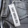 DEAD STOCK metalic silver baggy denim pants