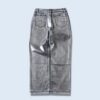 DEAD STOCK metalic silver baggy denim pants