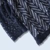 oversized black sheer mesh cut&sewn