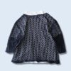 oversized black sheer mesh cut&sewn