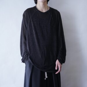 black sheer second skin cut&sewn