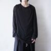 black red sheer second skin cut&sewn