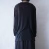 black red sheer second skin cut&sewn