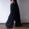 rope design see-through layer wide pants