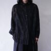 shrink fabric pattern see-through shirt