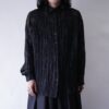 shrink fabric pattern see-through shirt