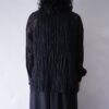 shrink fabric pattern see-through shirt
