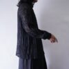 shrink fabric pattern see-through shirt