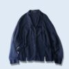 arm see-through & satin switching jacket