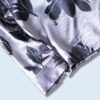 metalic silver flower pattern shirt