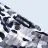 FASHION NOVA super wide silhouette white camouflage gimmick pants