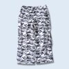 FASHION NOVA super wide silhouette white camouflage gimmick pants
