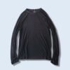 black red sheer second skin cut&sewn