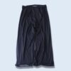 rope design see-through layer wide pants