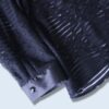 satin switching pattern see-through shirt