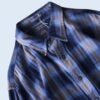 gooood color shadow check shirt