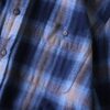 gooood color shadow check shirt
