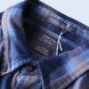 gooood color shadow check shirt