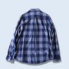 gooood color shadow check shirt
