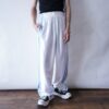 【NIKE】glossy white × blue side line track pants