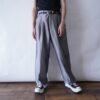 glossy silver double slacks