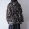 oversized realtree camouflage mesh see-through parka