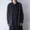 oversized mode black lace shirt