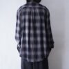 beautiful rare color shadow check shirt