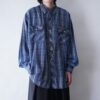 【Dickies】real "BORO" beautiful color check western shirt