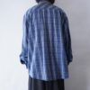【Dickies】real "BORO" beautiful color check western shirt