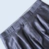 glossy silver double slacks