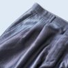 glossy silver double slacks