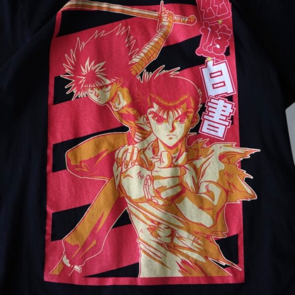 “幽助と飛影のツーショ” double side print tee