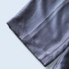 glossy silver double slacks