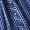 【Dickies】real "BORO" beautiful color check western shirt