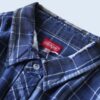 【Dickies】real "BORO" beautiful color check western shirt
