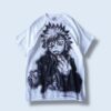 “海外ニキ手描き五条悟” print tee
