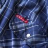 【Dickies】real "BORO" beautiful color check western shirt