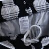 black × white like cow pattern wide pants