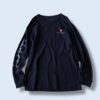 “イタチでロンTでバックヒット” official double side print L/S tee