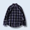 beautiful rare color shadow check shirt