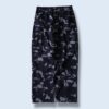 oversized monotone camouflage cargo denim pants