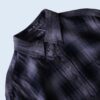 beautiful rare color shadow check shirt