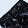 oversized monotone camouflage cargo denim pants