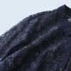 oversized mode black lace shirt