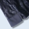 oversized mode black lace shirt