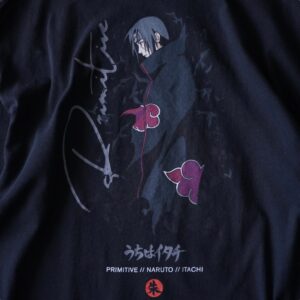 “イタチでロンTでバックヒット” official double side print L/S tee