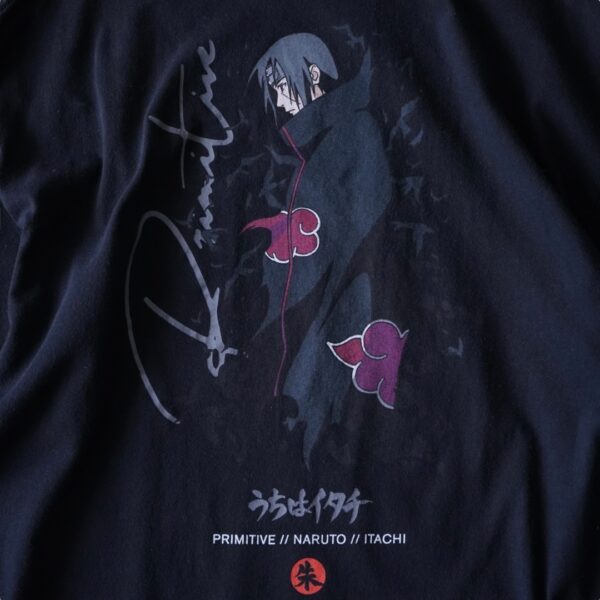 “イタチでロンTでバックヒット” official double side print L/S tee